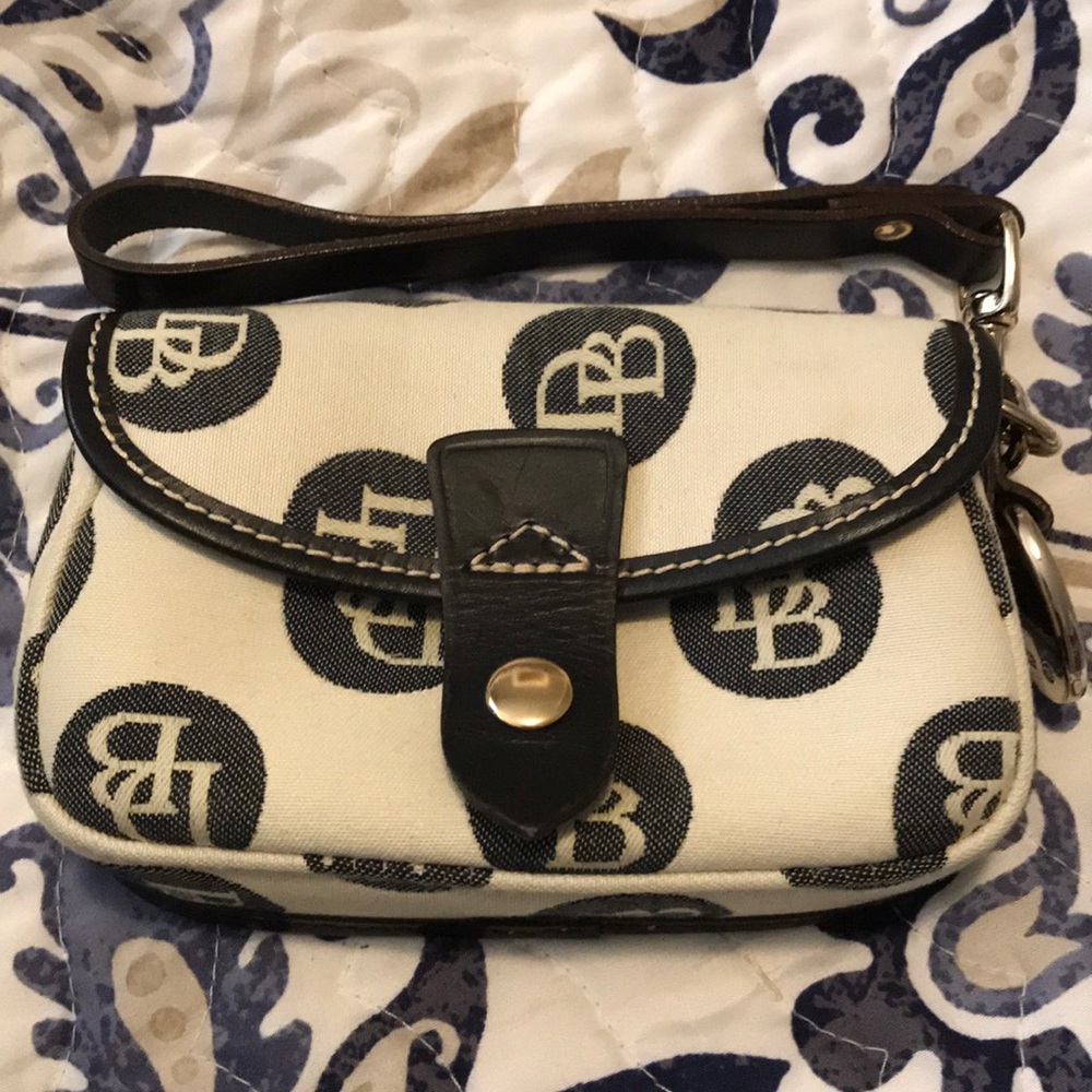 Dooney & Bourke Polka Dot Wristlet - Black